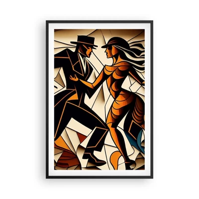 Poster in black frame - Dance of Passion  - 61x91 cm