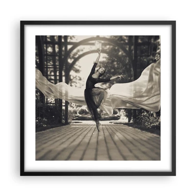 Poster in black frame - Dance of the Garden Spirit - 50x50 cm