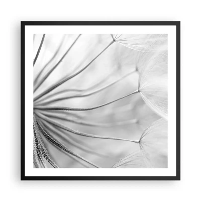 Poster in black frame - Dandelion Kites - 60x60 cm