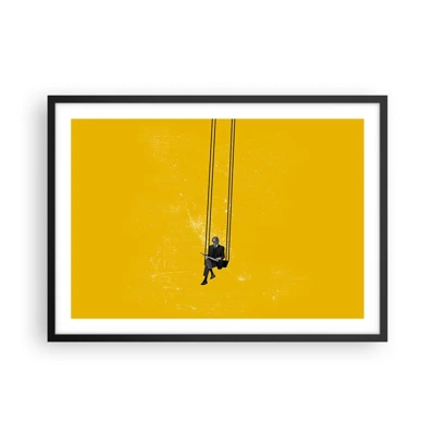 Poster in black frame - Day as a Any Other - 70x50 cm