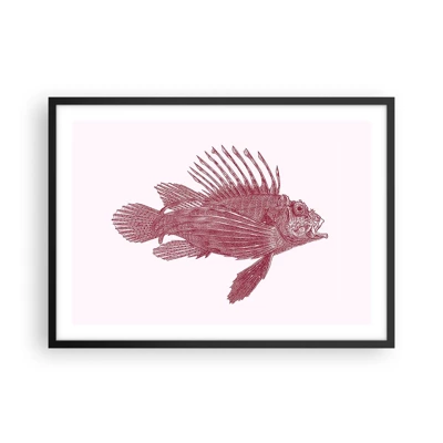 Poster in black frame - Dweller of Exotic Waters - 70x50 cm