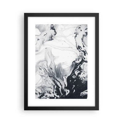 Poster in black frame - Earth's Interior - 30x40 cm