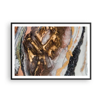 Poster in black frame - Element of the Earth - 100x70 cm