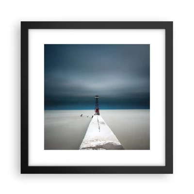 Poster in black frame - Encounter with Infinity - 30x30 cm