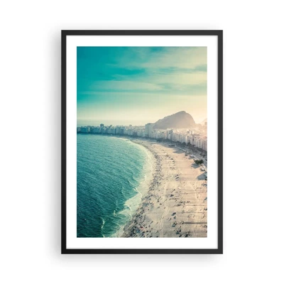 Poster in black frame - Eternal Holiday in Rio - 50x70 cm