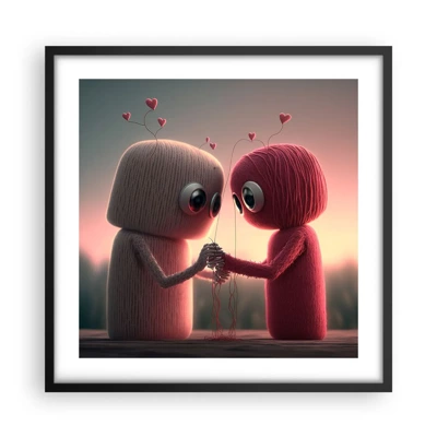 Poster in black frame - Everyone Is Allowed to Love - 50x50 cm