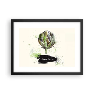 Poster in black frame - Eviva Vegetables! - 40x30 cm