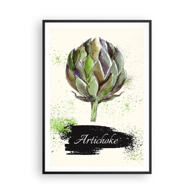 Poster in black frame - Eviva Vegetables! - 70x100 cm