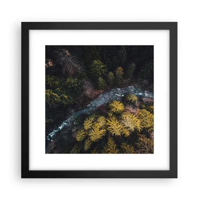 Poster in black frame - Fast and Faster - 30x30 cm