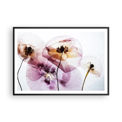 Poster in black frame - Flower Body Slide - 100x70 cm