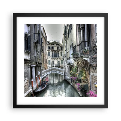 Poster in black frame - For Centuries in Quiet Contemplation - 40x40 cm