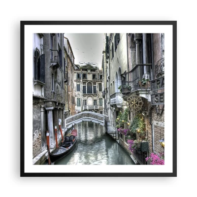 Poster in black frame - For Centuries in Quiet Contemplation - 60x60 cm