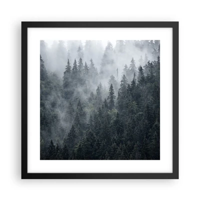 Poster in black frame - Forest World - 40x40 cm