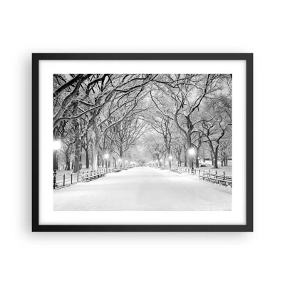 Poster in black frame - Four Seasons: Winter - 50x40 cm