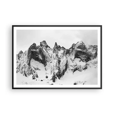 Poster in black frame - Granite Ridge - 100x70 cm