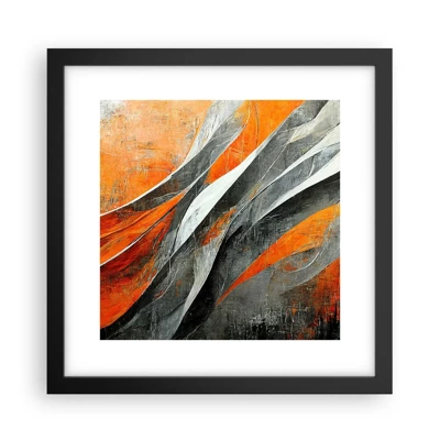 Poster in black frame - Heat and Coolness - 30x30 cm