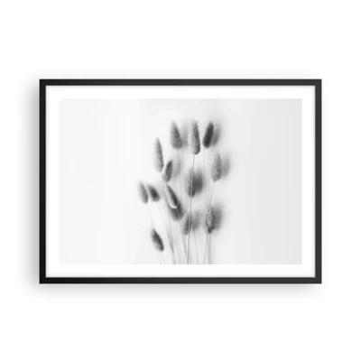 Poster in black frame - Her Softness Grass - 70x50 cm