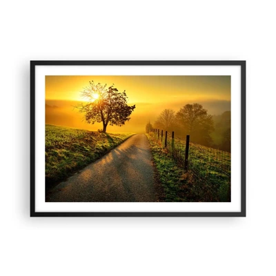 Poster in black frame - Honey Afternoon - 70x50 cm