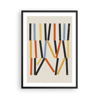 Poster in black frame - Horizontal Composition - 50x70 cm