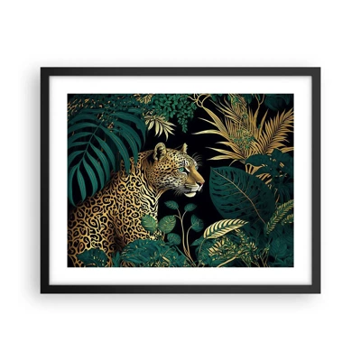 Poster in black frame - Host in the Jungle - 50x40 cm