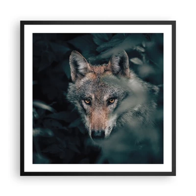 Poster in black frame - Hunter - 60x60 cm