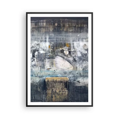 Poster in black frame - Icy Path - 70x100 cm