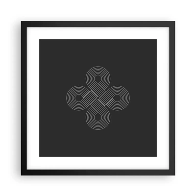 Poster in black frame - In Celtic Spirit - 40x40 cm