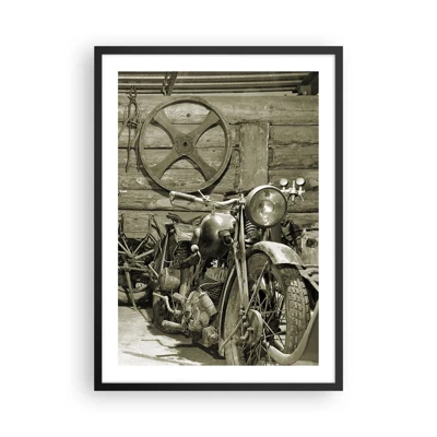 Poster in black frame - In Grandad's Shed - 50x70 cm