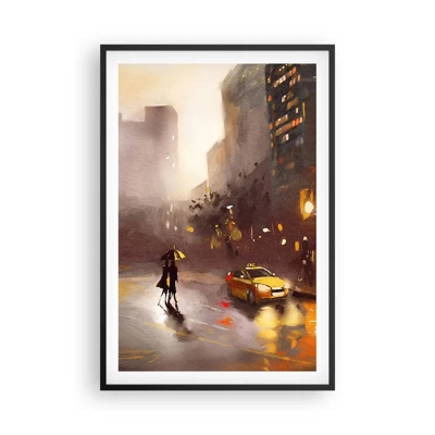 Poster in black frame - In New York Lights - 61x91 cm