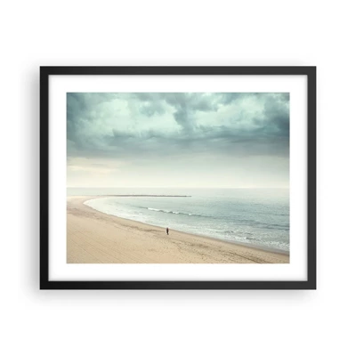 Poster in black frame - In Search of Quiet - 50x40 cm