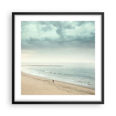 Poster in black frame - In Search of Quiet - 50x50 cm