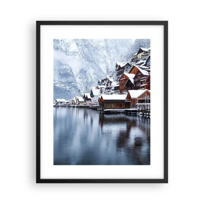 Poster in black frame - In Winter Decoration - 40x50 cm