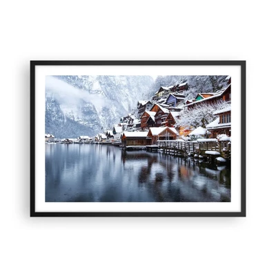 Poster in black frame - In Winter Decoration - 70x50 cm