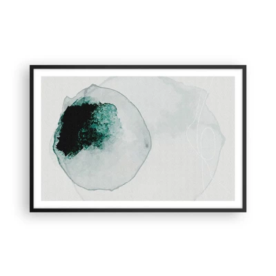 Poster in black frame - In a Waterdrop - 91x61 cm