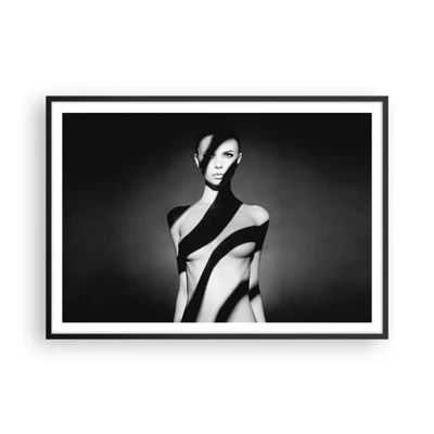 Poster in black frame - In the Light and in the Shadow - 100x70 cm