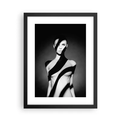 Poster in black frame - In the Light and in the Shadow - 30x40 cm