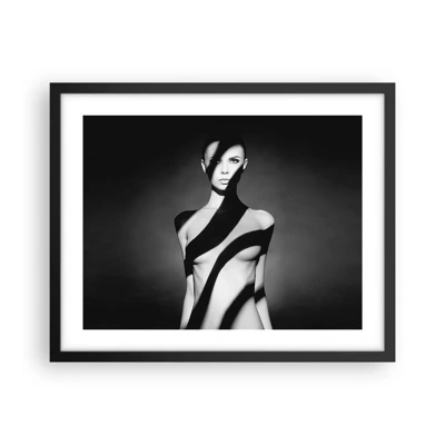 Poster in black frame - In the Light and in the Shadow - 50x40 cm