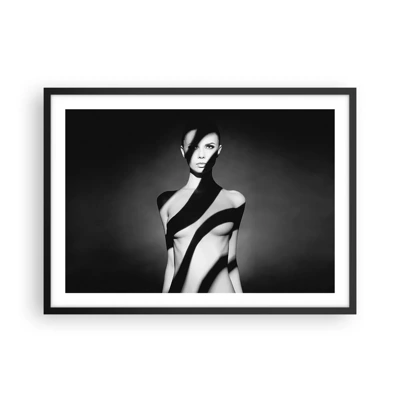 Poster in black frame - In the Light and in the Shadow - 70x50 cm