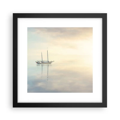 Poster in black frame - In the Sea of Silence - 30x30 cm