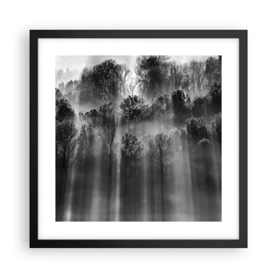 Poster in black frame - In the Streams of Light - 40x40 cm