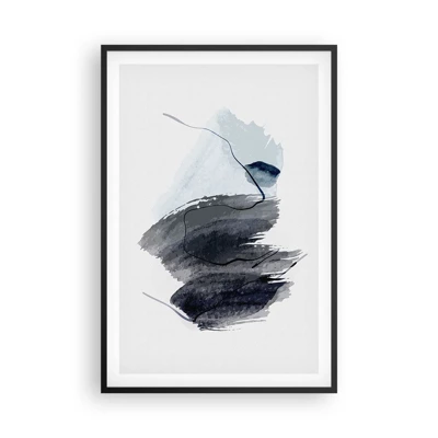 Poster in black frame - Intensity and Movement - 61x91 cm