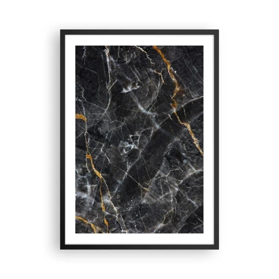 Poster in black frame - Interior Life of a Stone - 50x70 cm