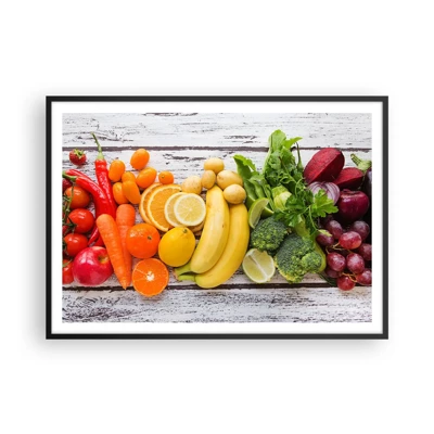Poster in black frame - Is that Not Enough? - 100x70 cm