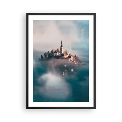 Poster in black frame - Island of Dreams - 50x70 cm