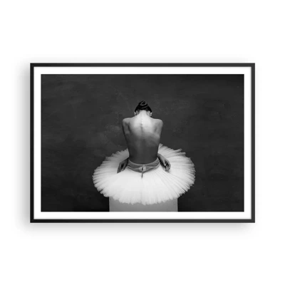 Poster in black frame - It Is Blossoming - 100x70 cm