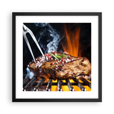 Poster in black frame - Juicy and Fragrant - 40x40 cm