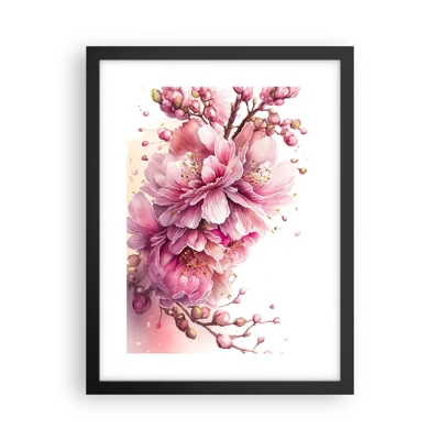 Poster in black frame - Land of Cherry Blossoms - 30x40 cm