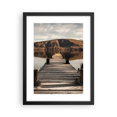 Poster in black frame - Landscape in Silence - 30x40 cm