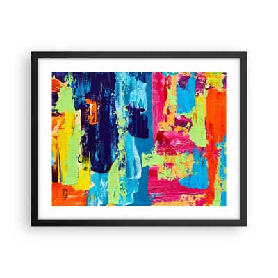 Poster in black frame - Life Is Beautiful! - 50x40 cm