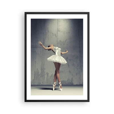 Poster in black frame - Light like a Bird - 50x70 cm